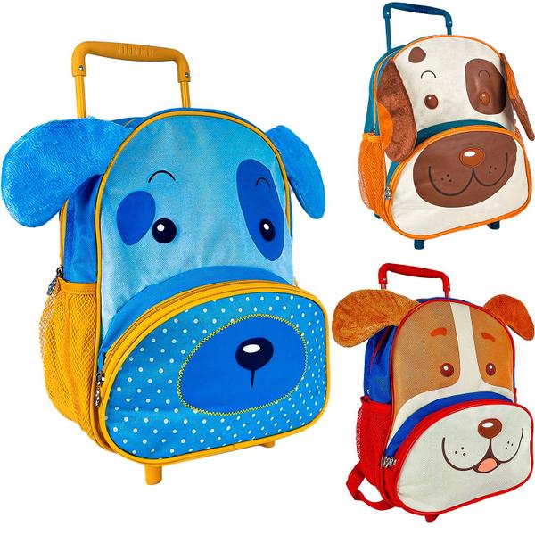 Imagem de Mochila De Rodinhas Infantil Pets Para Crianças Divertida - Clio Pets