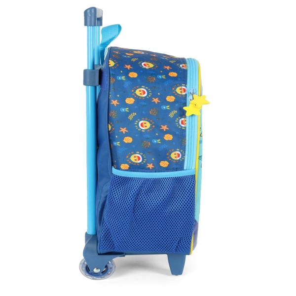 Imagem de Mochila de Rodinhas Infantil Tubarão Baby Shark Escolar