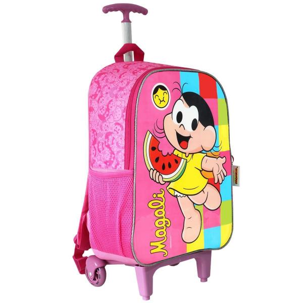 Imagem de Mochila De Rodinhas Magali Meninas Escolar Volta Às Aulas