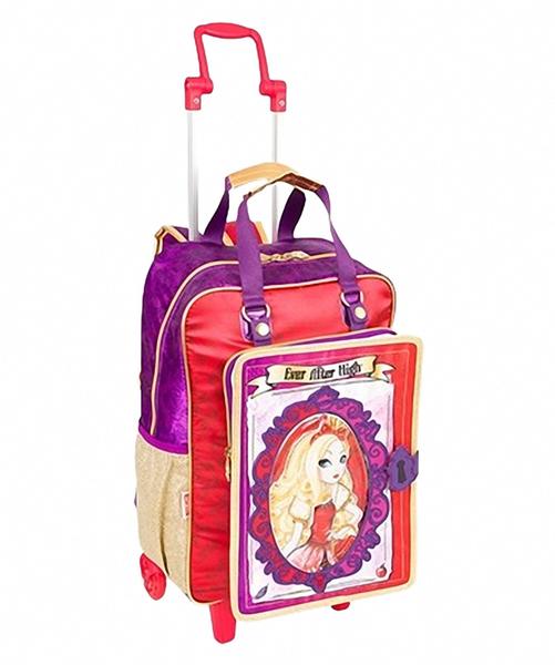 Imagem de Mochila de Rodinhas Mochilete com Alça Ever After High 16Z Ref: 64360-00 Sestini (SKU 11881)