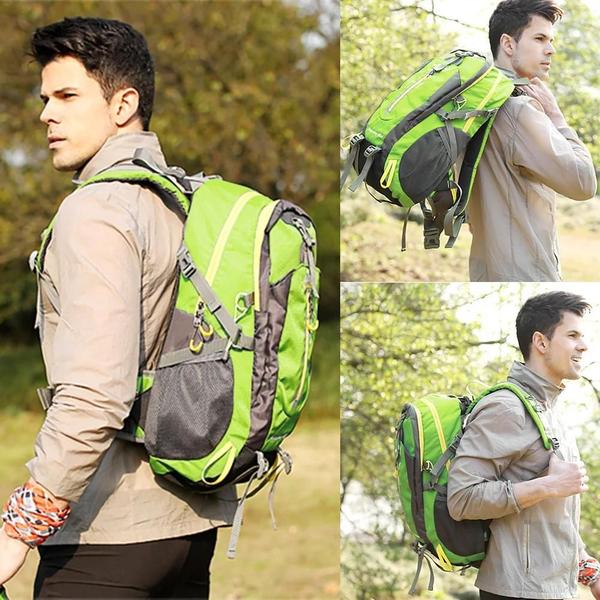 Imagem de Mochila de Viagem 40L Resistente à Água - Ideal para Camping, Trekking e Hiking