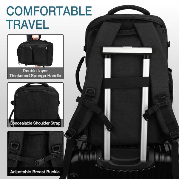 Imagem de Mochila de viagem Dinictis 40L Carry-on Flight 17" para laptop