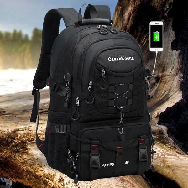 Imagem de Mochila de Viagem Leve e Impermeável 40L - Ideal para Camping e Hiking