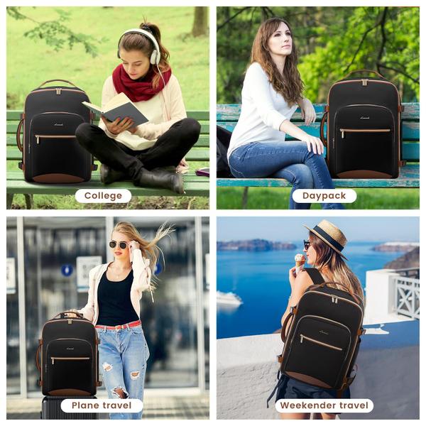 Imagem de Mochila de viagem LOVEVOOK 40L para mulheres e homens com cubos de embalagem