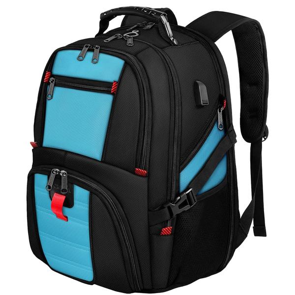 Imagem de Mochila de viagem YOREPEK, mochila extra grande para laptop de 50 litros para homens e mulheres, mochila resistente à água para estudantes universitár