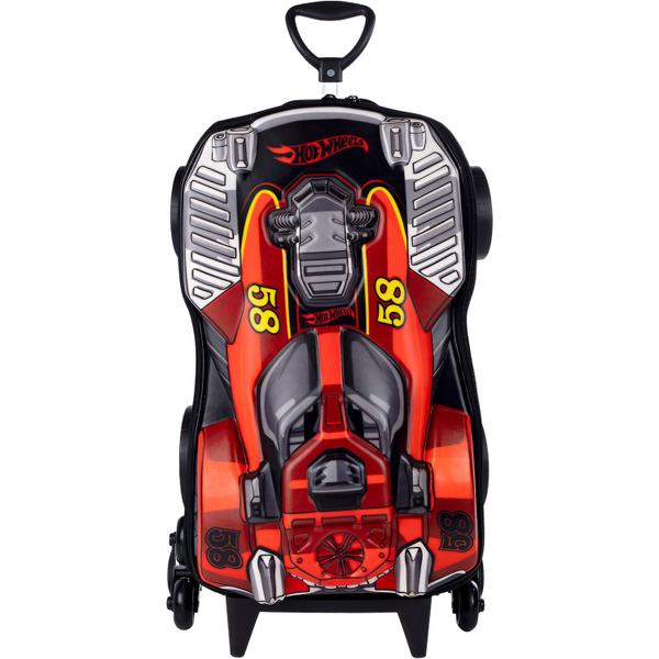 Imagem de Mochila Dune A Soar Hot Wheels Rodinha Tripla Mala Escolar De Passeio Infantil - Maxtoy Diplomata