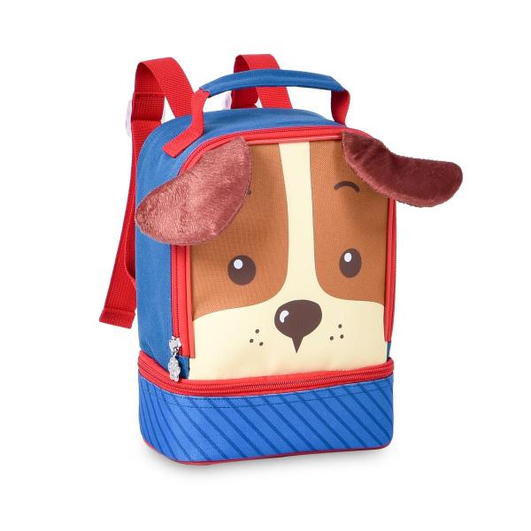 Imagem de Mochila e Lancheira térmica Cachorrinho Bolsa Costas Escolar