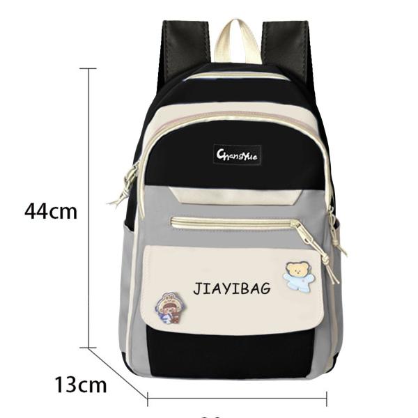 Imagem de Mochila Escola Juvenil Resistente Original Faculdade Premium Tiktok Blogueira Coreana Luxuosa Estilosa Notebook Top