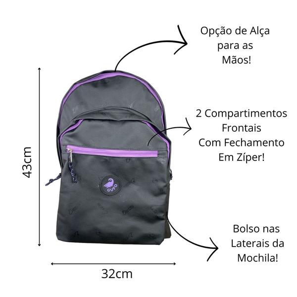 Imagem de Mochila Escolar Alças Acolchoadas Gufo 004