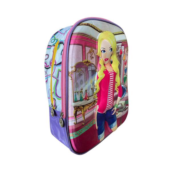 Imagem de Mochila Escolar Barbie Infantil Feminino 3D Pequena