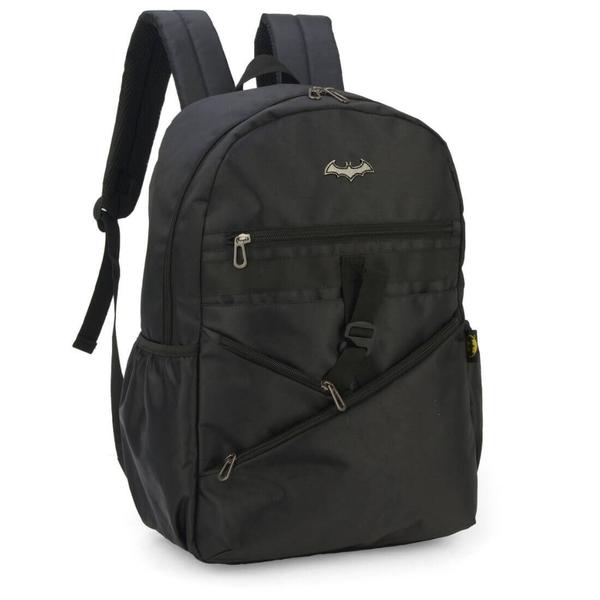 Imagem de Mochila Escolar Batman para Notebook Preta