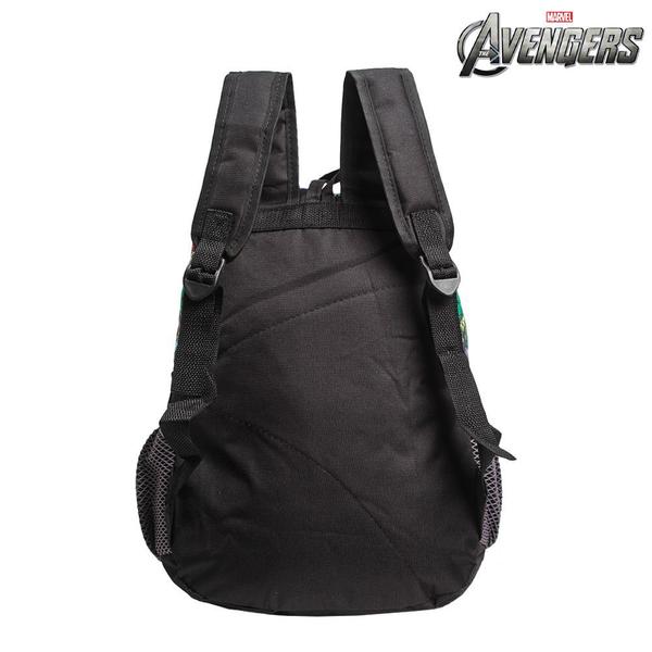 Imagem de Mochila Escolar Bolsa Avengers Marvel Preta Costas