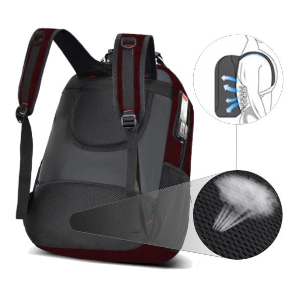 Imagem de Mochila Escolar Bolsa Executiva Grande Espaço para Notebook Cabo Fone de Ouvido e USB Alça de Mão