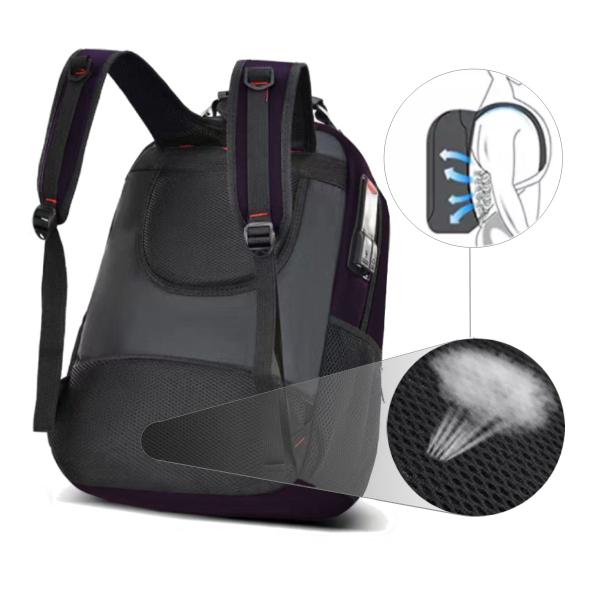 Imagem de Mochila Escolar Bolsa Executiva Grande Masculina Trava com Senha Espaço Notebook Cabo Espaço Garrafa