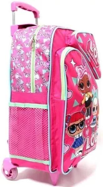 Imagem de Mochila Escolar Boneca Lol Surprise Rodinhas Tam G Infantil