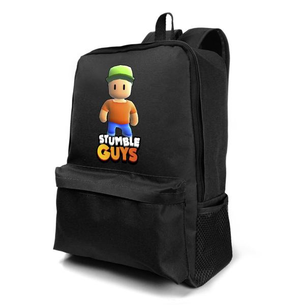 Imagem de Mochila Escolar Boneco Stumble Guys Anime Color Game Infantil Meninos Meninas Alças Reforçadas