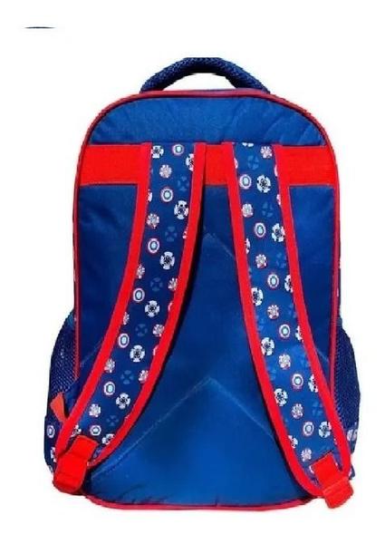 Imagem de Mochila Escolar Capitão América Infantil Grande Alto Relevo