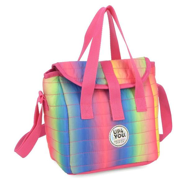 Imagem de Mochila Escolar Com Rodinhas Up4you Com Lancheira Pink