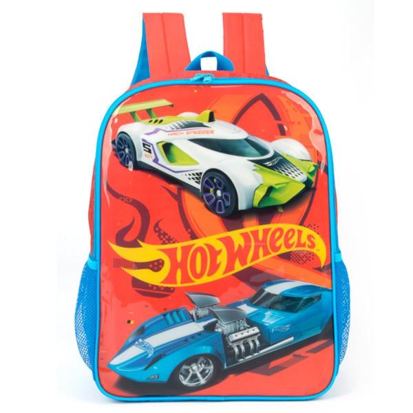 Imagem de Mochila Escolar Costas Hot Wheels ul Claro Infantil