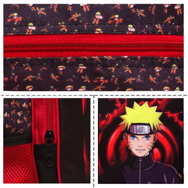 Imagem de Mochila Escolar Costas Infantil Anime Naruto Uzumaki Meninos