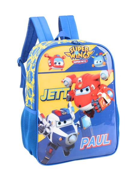 Imagem de Mochila Escolar Costas Reforçada Super Wings IS37491