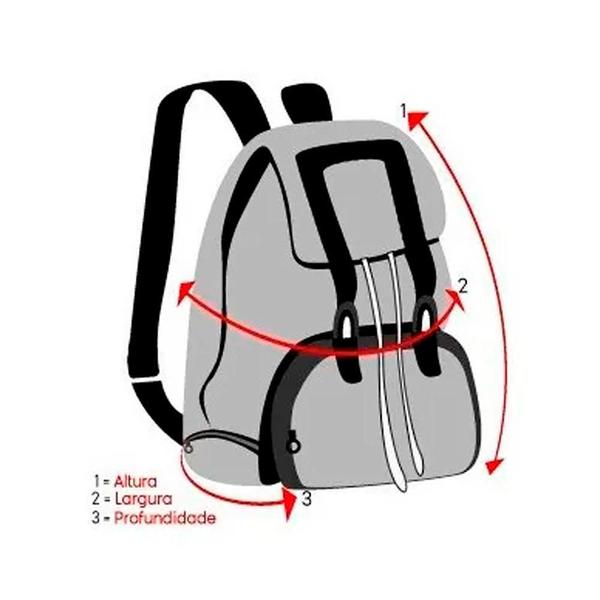 Imagem de Mochila Escolar Costas Yeep Kids 3D Infantil Vermelha