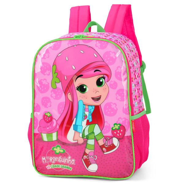 Imagem de Mochila Escolar De Alças Moranguinho Infantil Meninas Luxcel