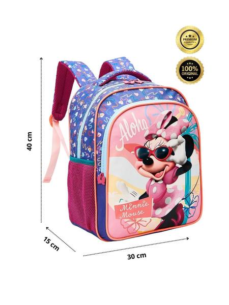 Imagem de Mochila Escolar De Costas Minnie Mouse  Disney 13232