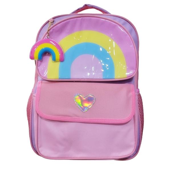 Imagem de Mochila Escolar de Costas Rainbow Infantil  Yins 16" YS42179