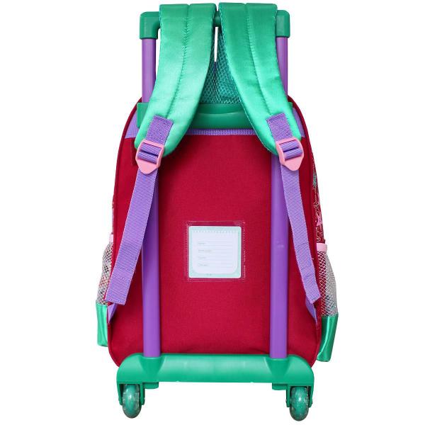 Imagem de Mochila Escolar De Rodas Mermaid 3D Infantil Feminina Denlex