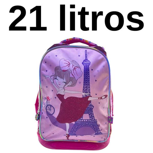 Imagem de Mochila Escolar de Rodinha 21L Infantil - Chenson