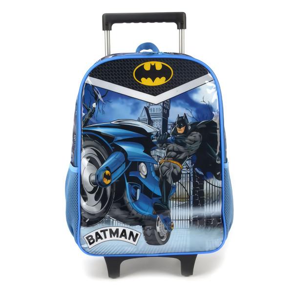 Imagem de Mochila escolar de rodinha batman