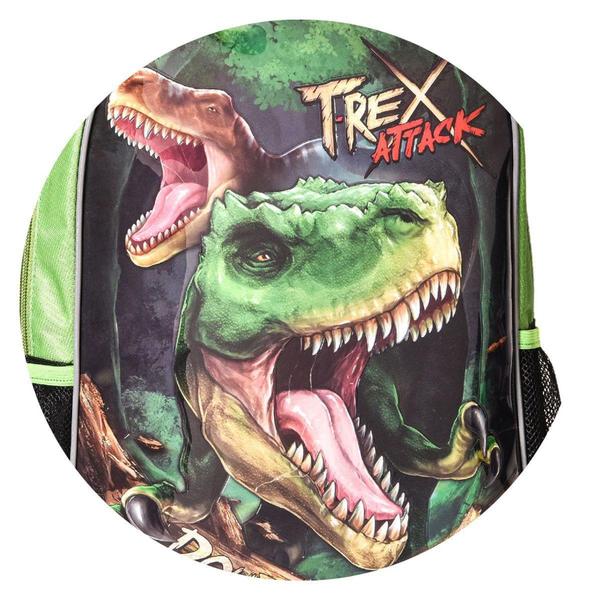 Imagem de mochila escolar de rodinhas ataque t-rex clio style