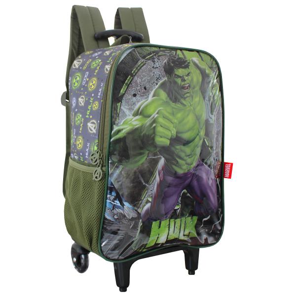 Imagem de Mochila Escolar De Rodinhas O Incrivel Hulk Luxcel Marvel