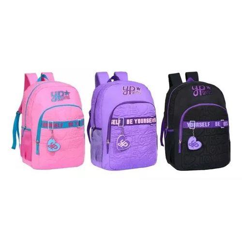 Imagem de Mochila Escolar Feminina com Chaveiro Love Up Girls - Yepp