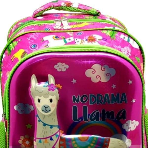 Imagem de Mochila Escolar Feminina Infantil Lhama 01841