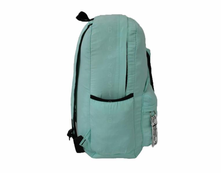 Imagem de Mochila Escolar Feminina Juvenil Gatinha M831 Verde Água