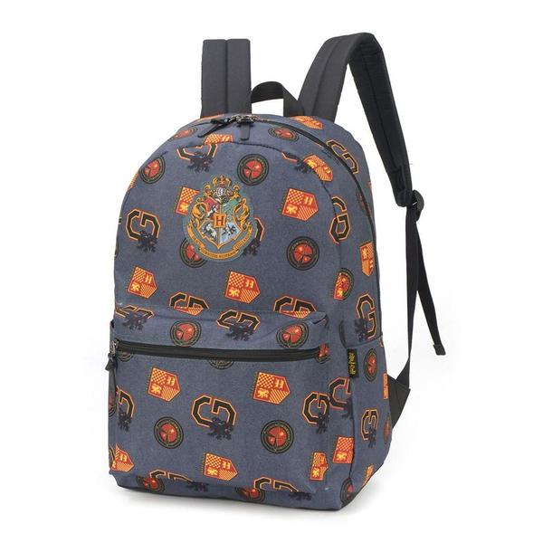 Imagem de Mochila Escolar Harry Potter Gryffindor Cinza 44x30x13cm