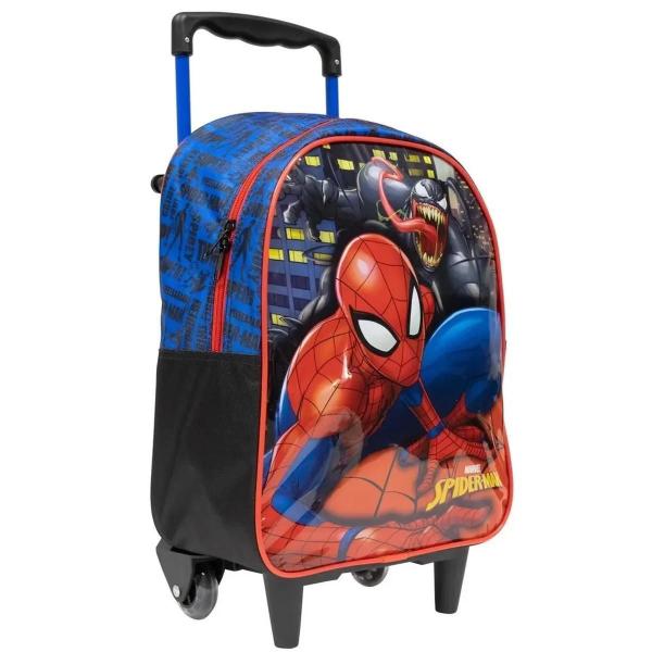 Imagem de Mochila Escolar Homem Aranha Rodinhas Infantil Spiderman G