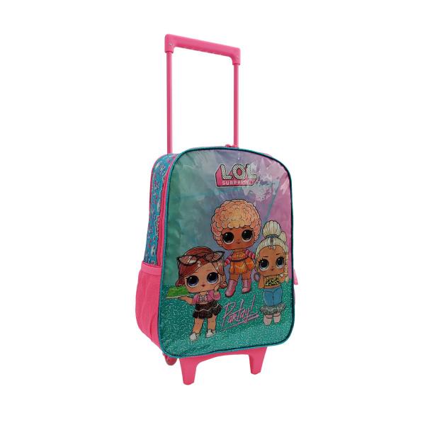 Imagem de Mochila escolar infantil 2 rodinhas lol surprise!