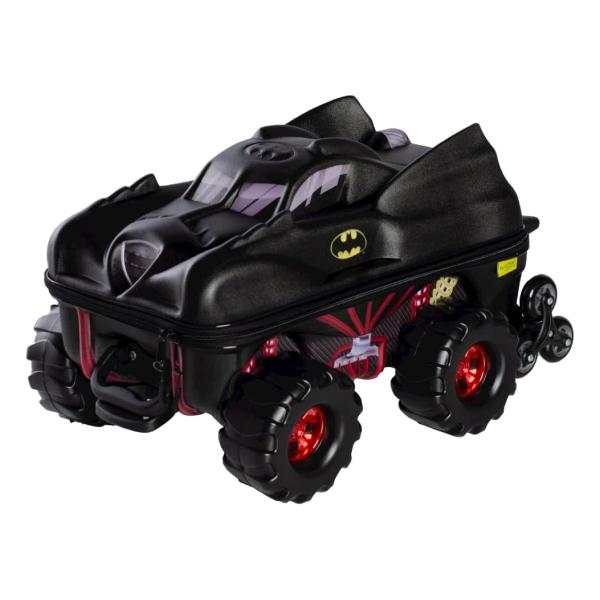 Imagem de Mochila Escolar Infantil 3D Batmóvel Monster Truck C/ Rodinha Maxtoy