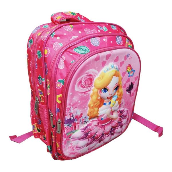 Imagem de Mochila Escolar Infantil 3d Grande Para Meninas  tema Princessa