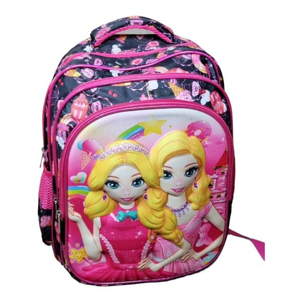 Imagem de Mochila Escolar Infantil 3d Grande Para Meninas  tema Princessa