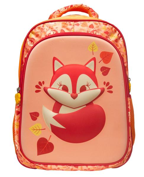 Imagem de Mochila escolar infantil 3d raposa 16" yins kids ys42237