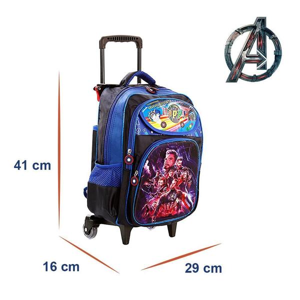 Imagem de Mochila Escolar Infantil Avengers Ultimato 3D Marvel