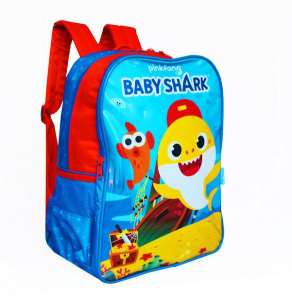 Imagem de Mochila Escolar Infantil Baby Shark Fundo Do Mar Luxcel