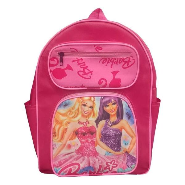 Imagem de Mochila Escolar Infantil Barbie MD Rosa - Edu Bolsas