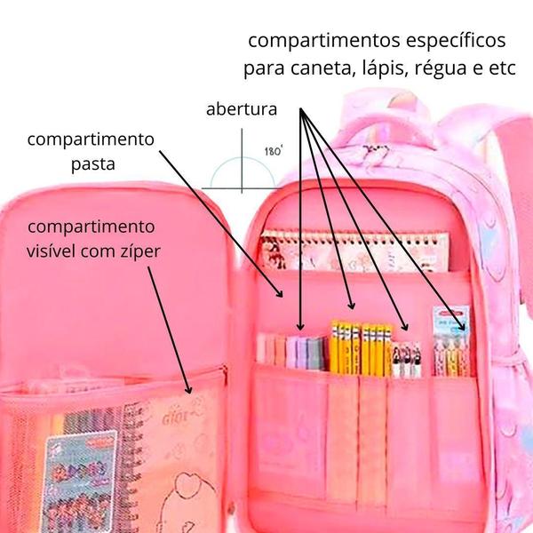 Imagem de Mochila Escolar Infantil Borboleta Fg105