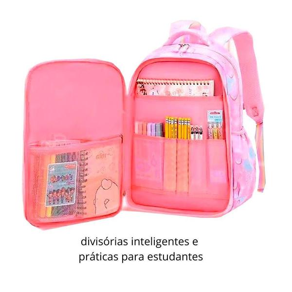 Imagem de Mochila Escolar Infantil Borboleta Fg105