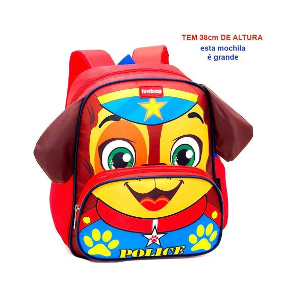 Imagem de Mochila Escolar Infantil Cão Policia M4731